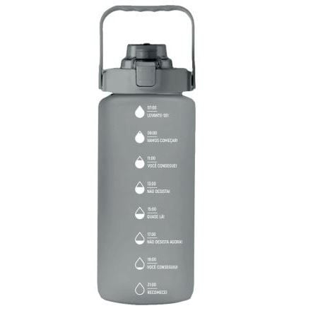 Garrafa Squeeze C/ Marcadores 2L - CINZA CLARO