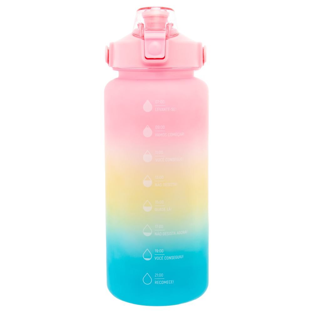 Garrafa Squeeze com Marcadores Lyor 2 Litros - TIE DYE