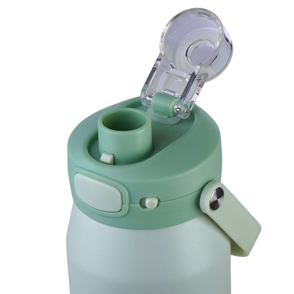 Garrafa Squeeze Térmica Isomax Color 1 Litro Nautika - Verde Mar Médio