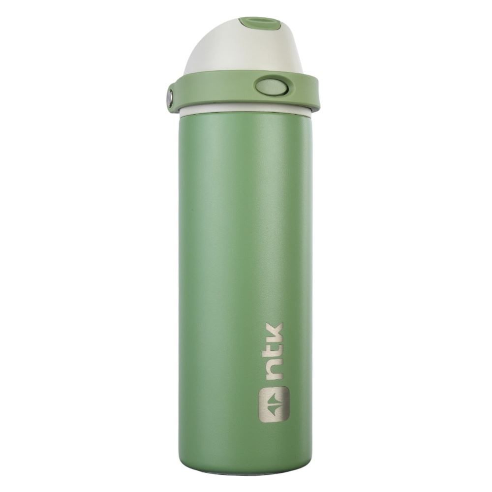 Garrafa Squeeze Térmica Isomax Straw 710Ml Nautika - Verde