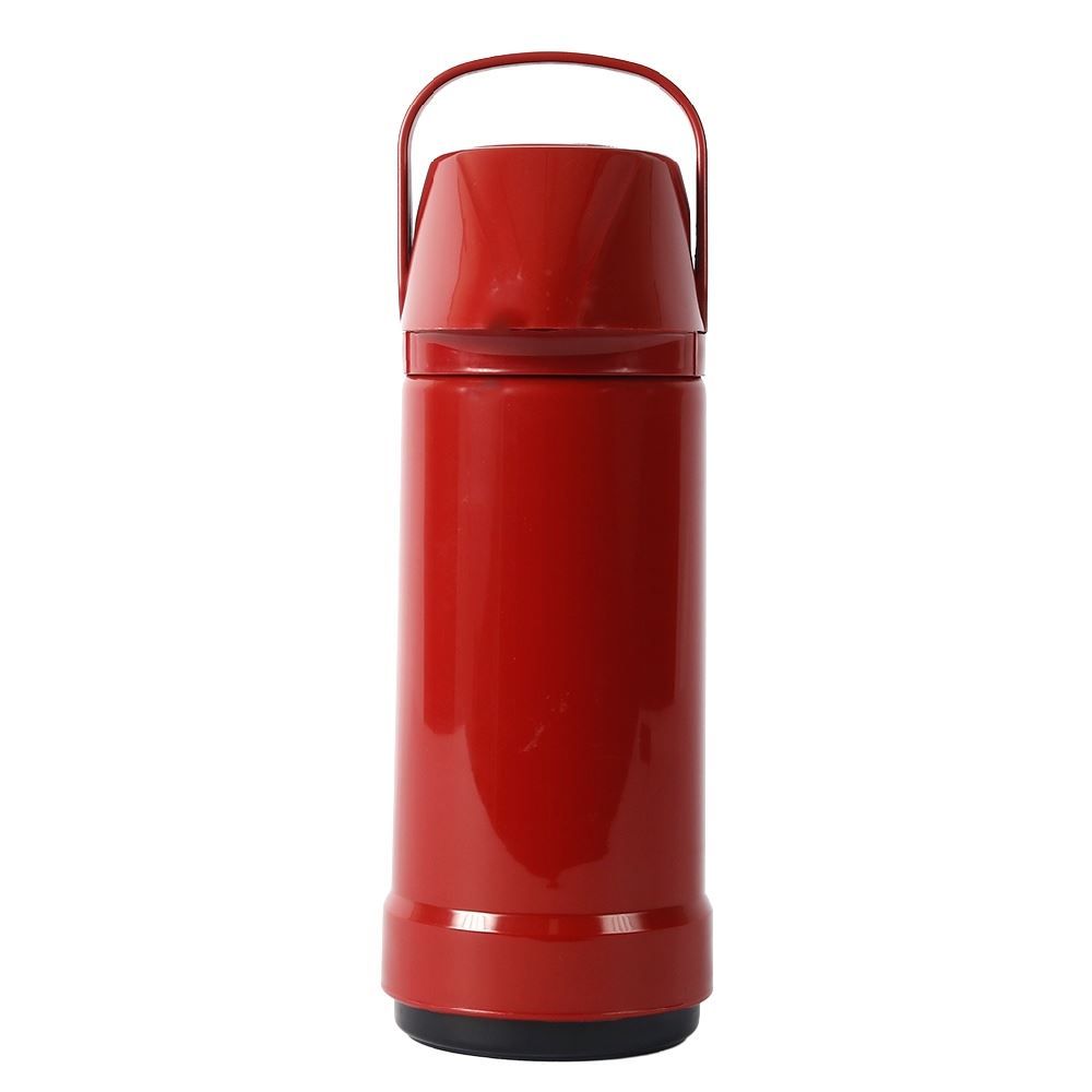 Garrafa Térmica Glt Pressão Lisa 1 Litro Invicta - Vermelho Intenso