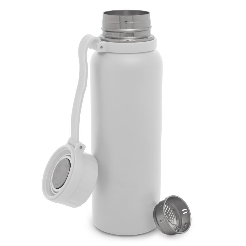 Garrafa Térmica Inox Explorer Lyor 650Ml - BRANCO