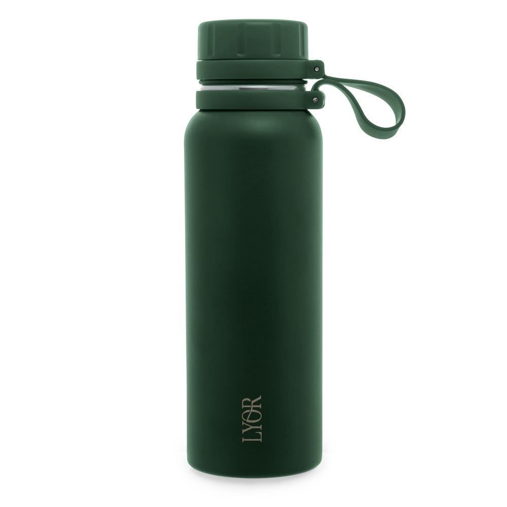 Garrafa Térmica Inox Explorer Lyor 650Ml - Verde Escuro