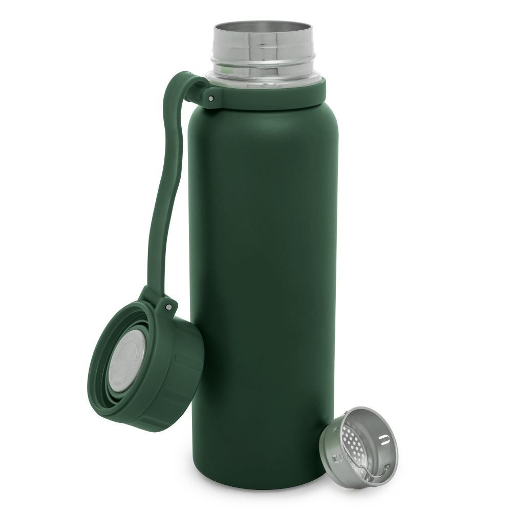 Garrafa Térmica Inox Explorer Lyor 650Ml - Verde Escuro