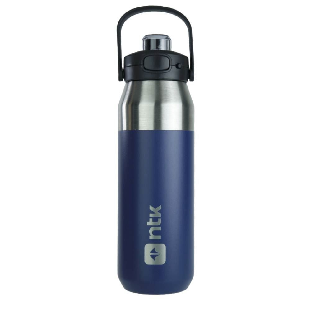 Garrafa Térmica Isomax 1 Litro Aço Inoxidável Nautika - Azul