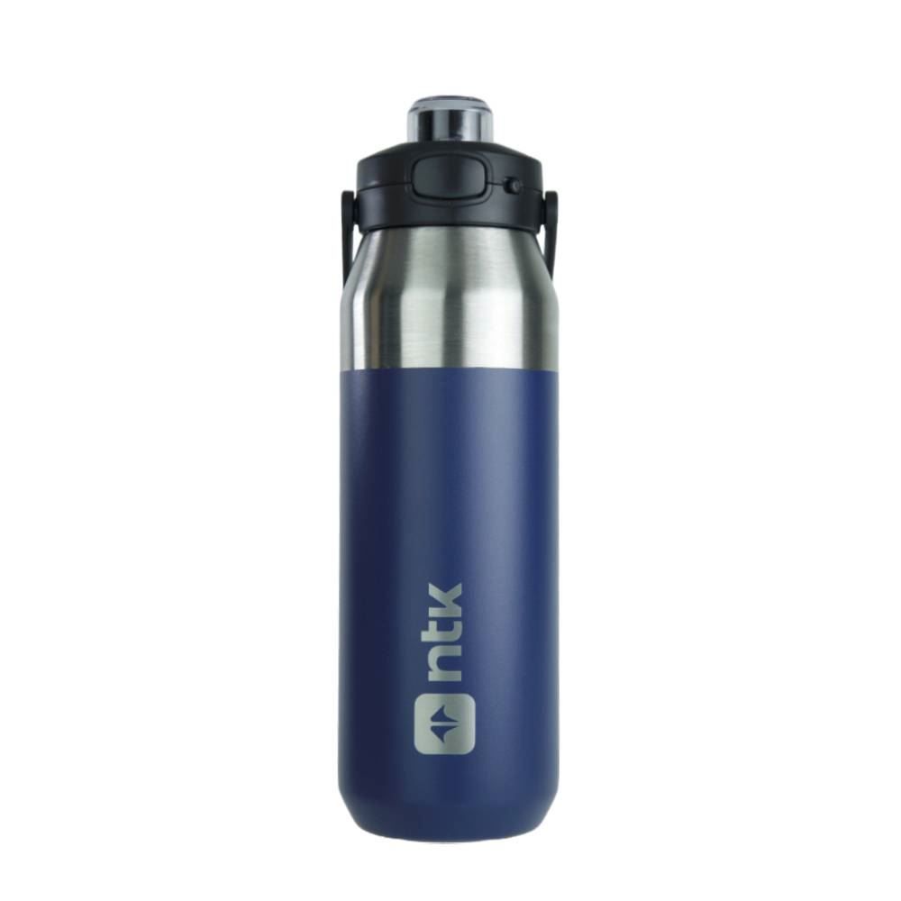 Garrafa Térmica Isomax 1 Litro Aço Inoxidável Nautika - Azul