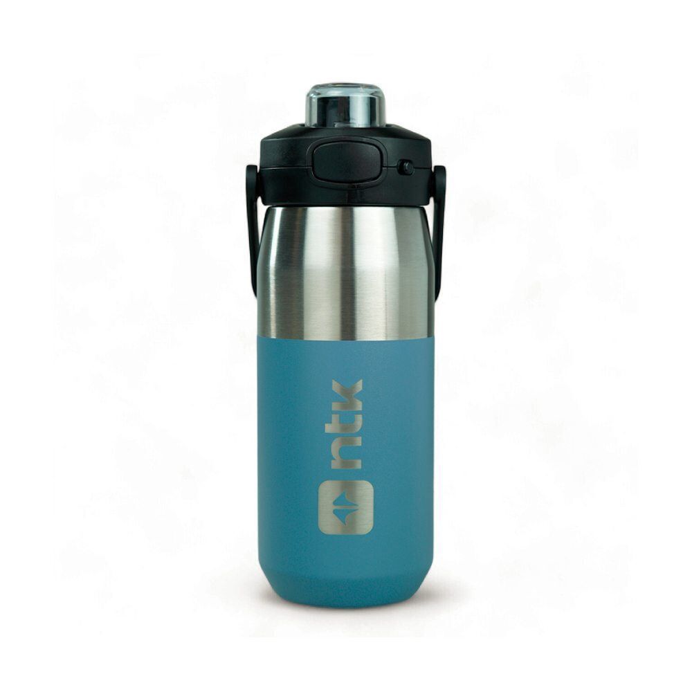Garrafa Térmica Isomax 550Ml Nautika - Azul e Prata