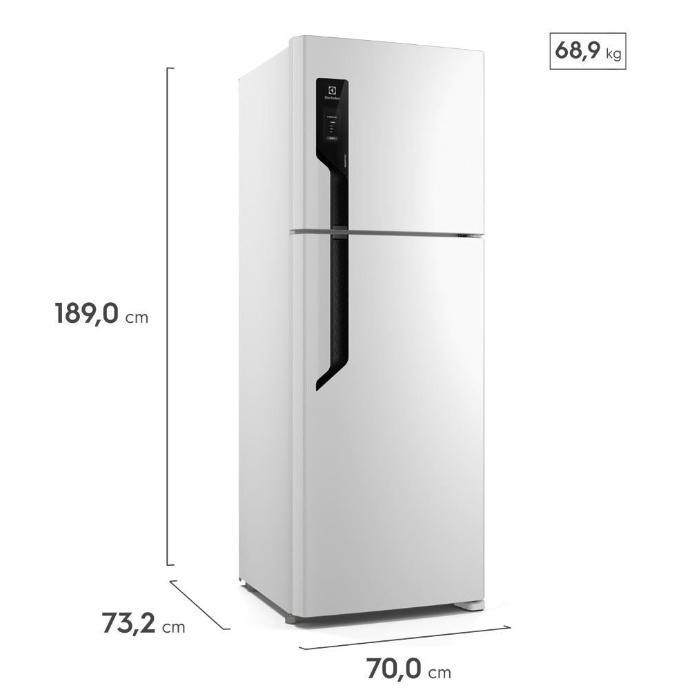 Geladeira Duplex Electrolux 480 Litros Frost Free Branca AutoSense
