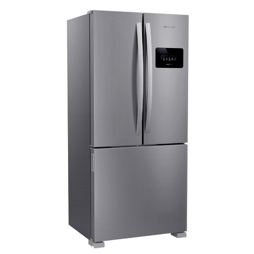 Refrigerador Geladeira Brastemp French Door 3 Portas Inox e Tecnologia Premium