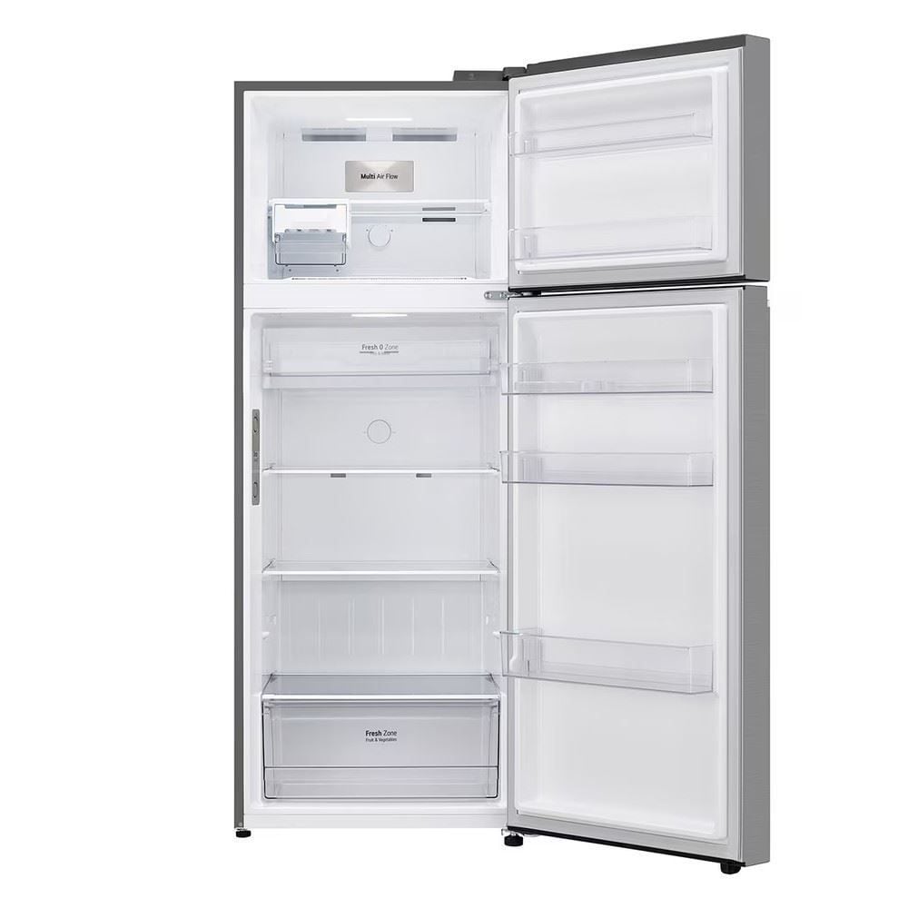 Geladeira LG Frost Free Inverter 461L Duplex Cor Inox Look GN-B452PFF