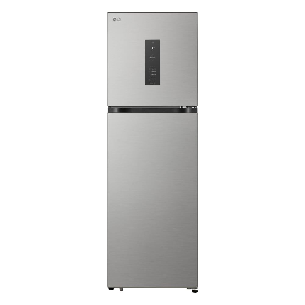 Geladeira Lg Inverter 418L Duplex Door Cooling Bivolt Inox Gb-B412pfsf