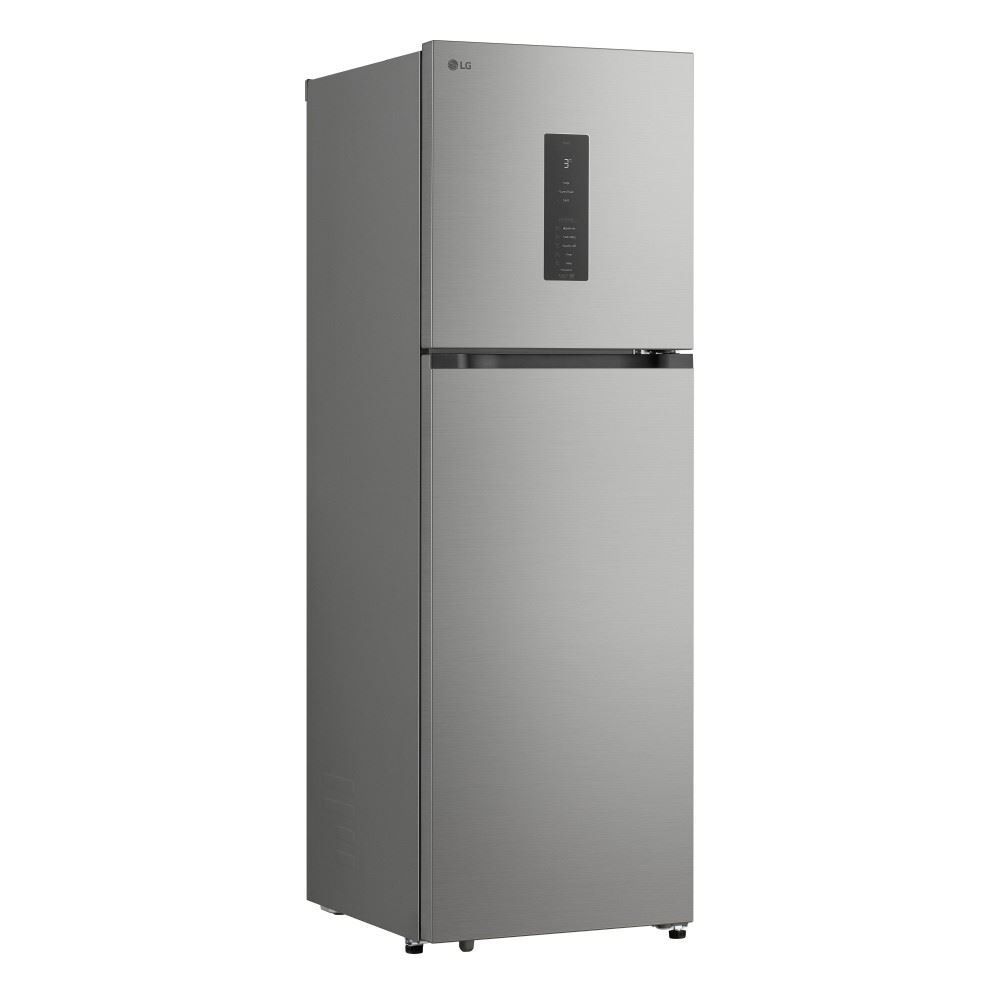 Refrigerador Geladeira Lg Inverter 418 Litros Duplex Door Cooling Bivolt Inox Gb-B412pfsf