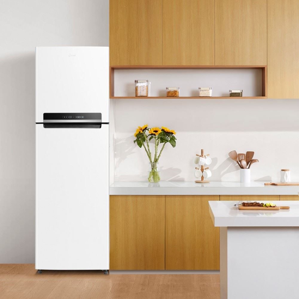Refrigerador Geladeira Midea Frost Free Duplex Inverter 425 Litros Branca - Bivolt