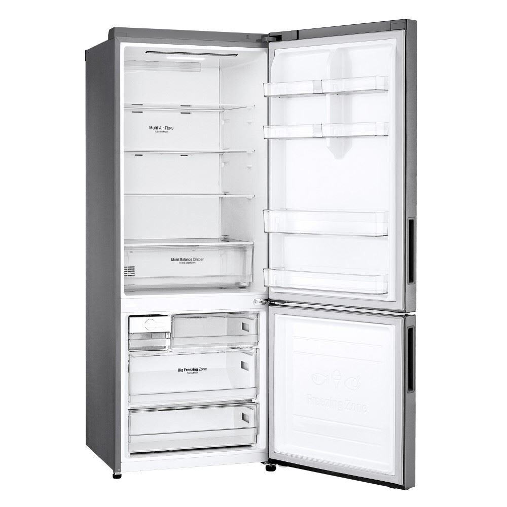 Refrigerador Geladeira Smart LG Frost Free 462 Litros Inverse Inox GC-B569NLL