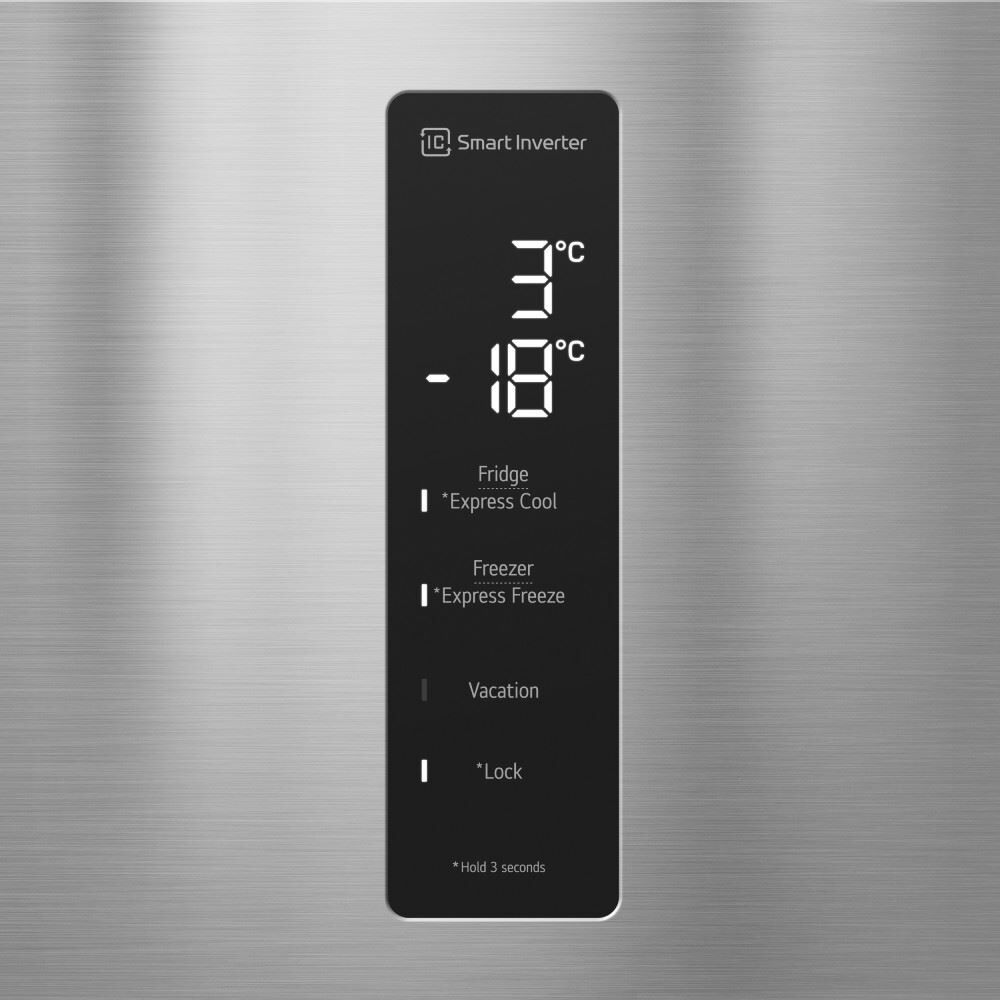 Refrigerador Geladeira Smart LG Frost Free 462 Litros Inverse Inox GC-B569NLL