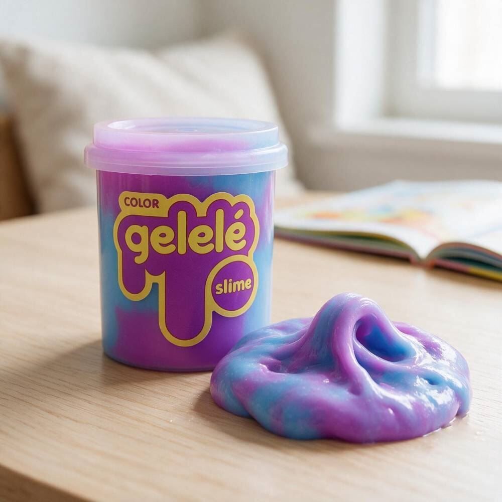 Gelelé Slime Color 152G Doce Brinquedo - Sortido