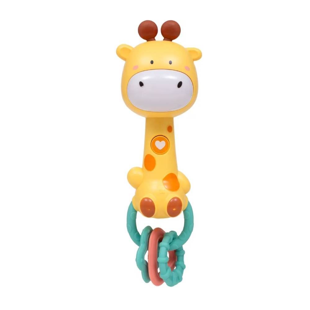 Girafa Musical Infantil Com Mordedor Buba - Laranja