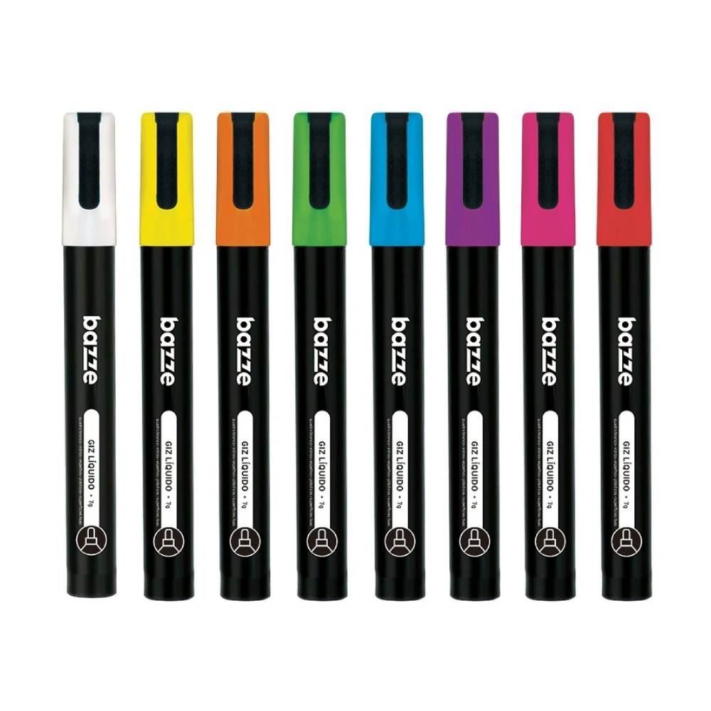 Giz Líquido 8 Cores Bazze - 904713