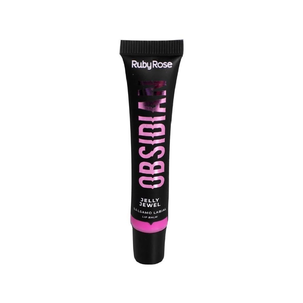 Gloss Labial Jelly Jewel Obsidian Ruby Rose - Rosa Neon