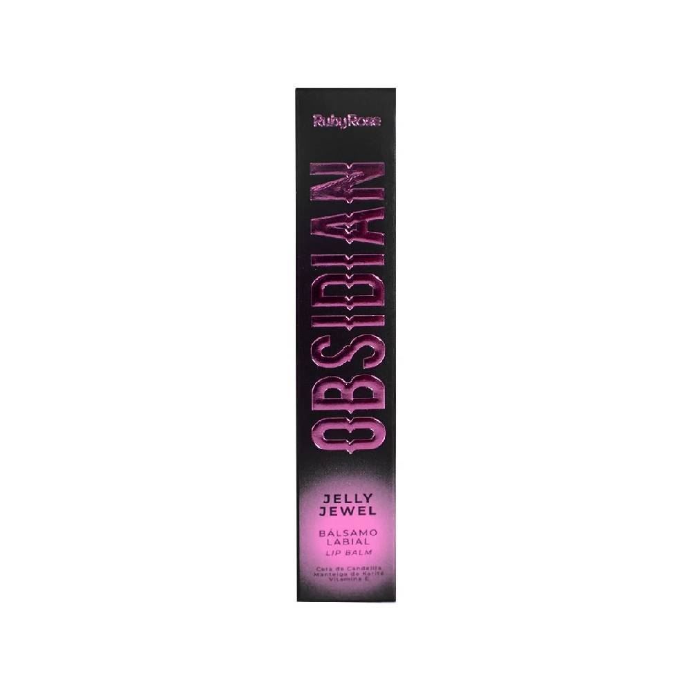 Gloss Labial Jelly Jewel Obsidian Ruby Rose - Rosa Neon