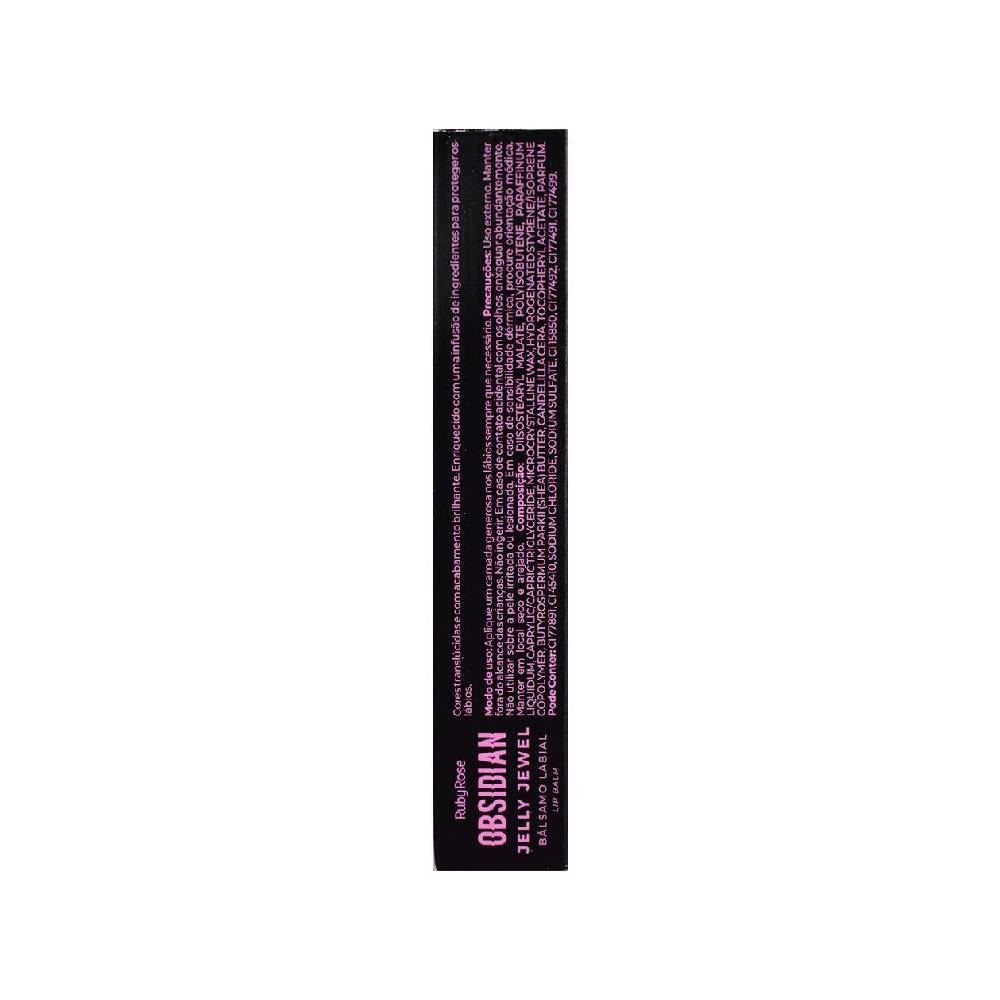Gloss Labial Jelly Jewel Obsidian Ruby Rose - Rosa Neon