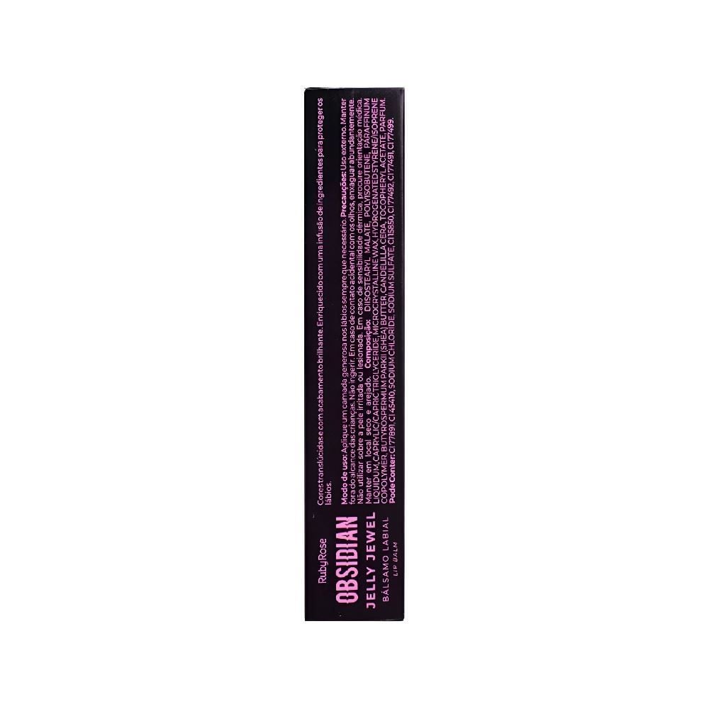 Gloss Labial Jelly Jewel Obsidian Ruby Rose - 10ml