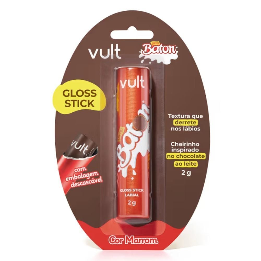 Gloss Stick Vult & Baton 2G - Marrom