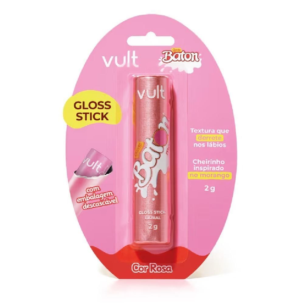 Gloss Stick Vult & Baton 2G - Rosa