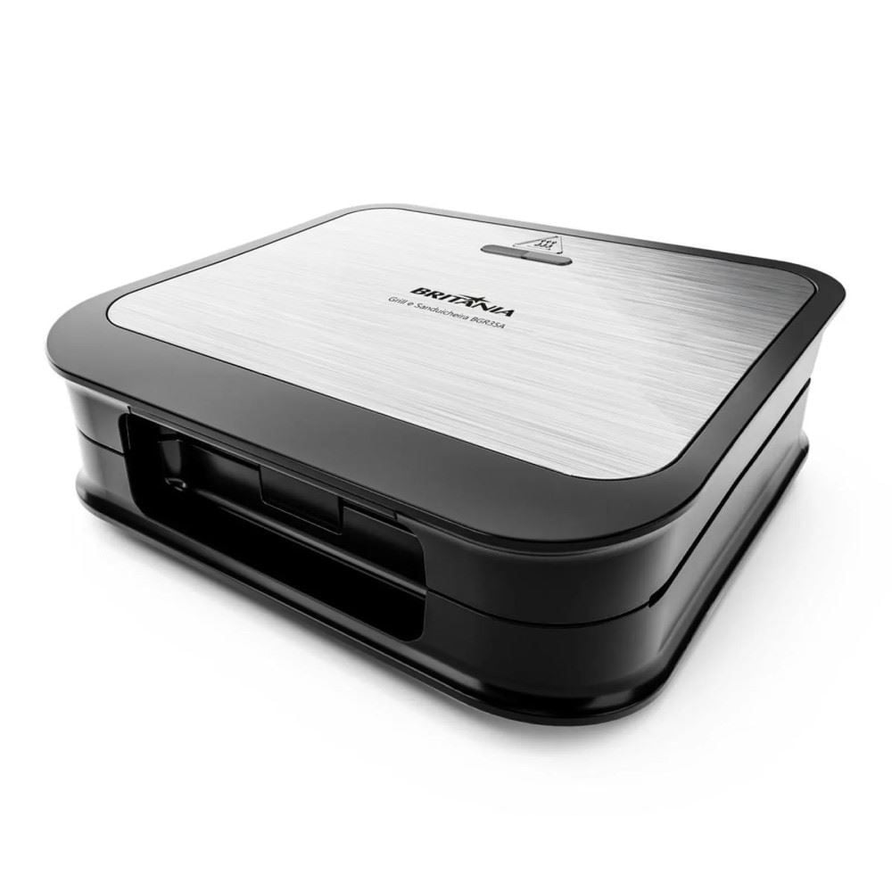 Sanduicheira e Grill Britânia 2 em 1 Redstone 850W BGR35A