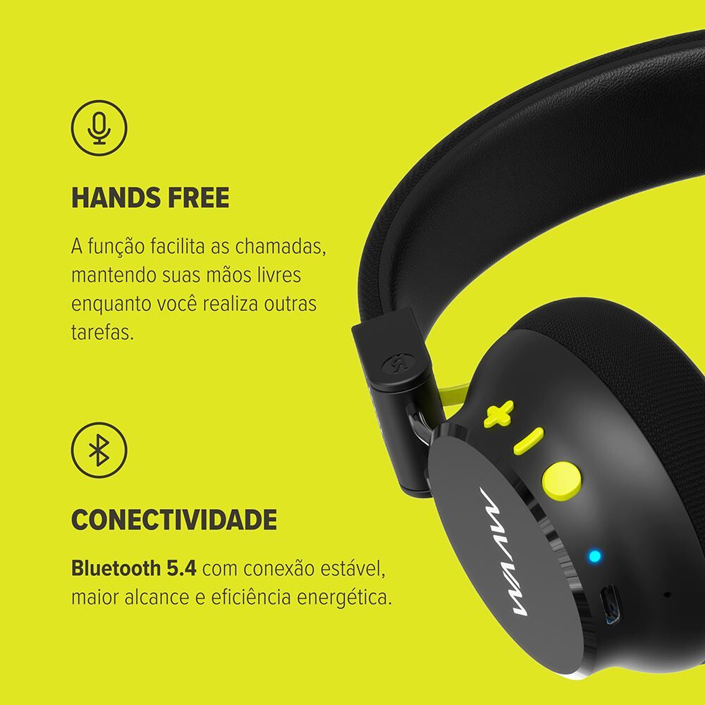 Headphone Waaw Essence 300 Fone Bluetooth