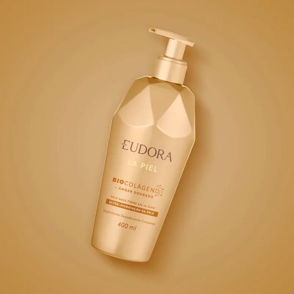 Hidratante Corporal La Piel Âmbar Dourado Eudora - 400ml