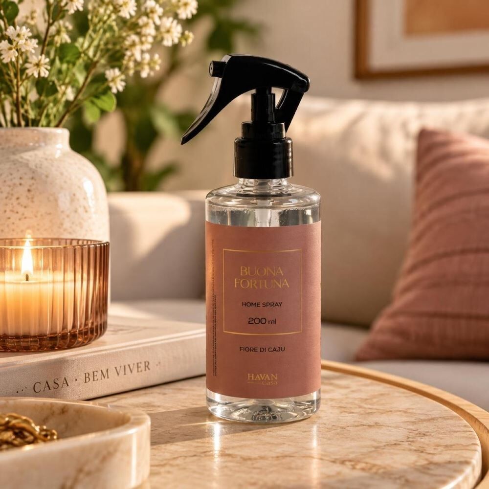 Home Spray 200Ml Buona Fortuna Havan Casa - Fiore Di Caju