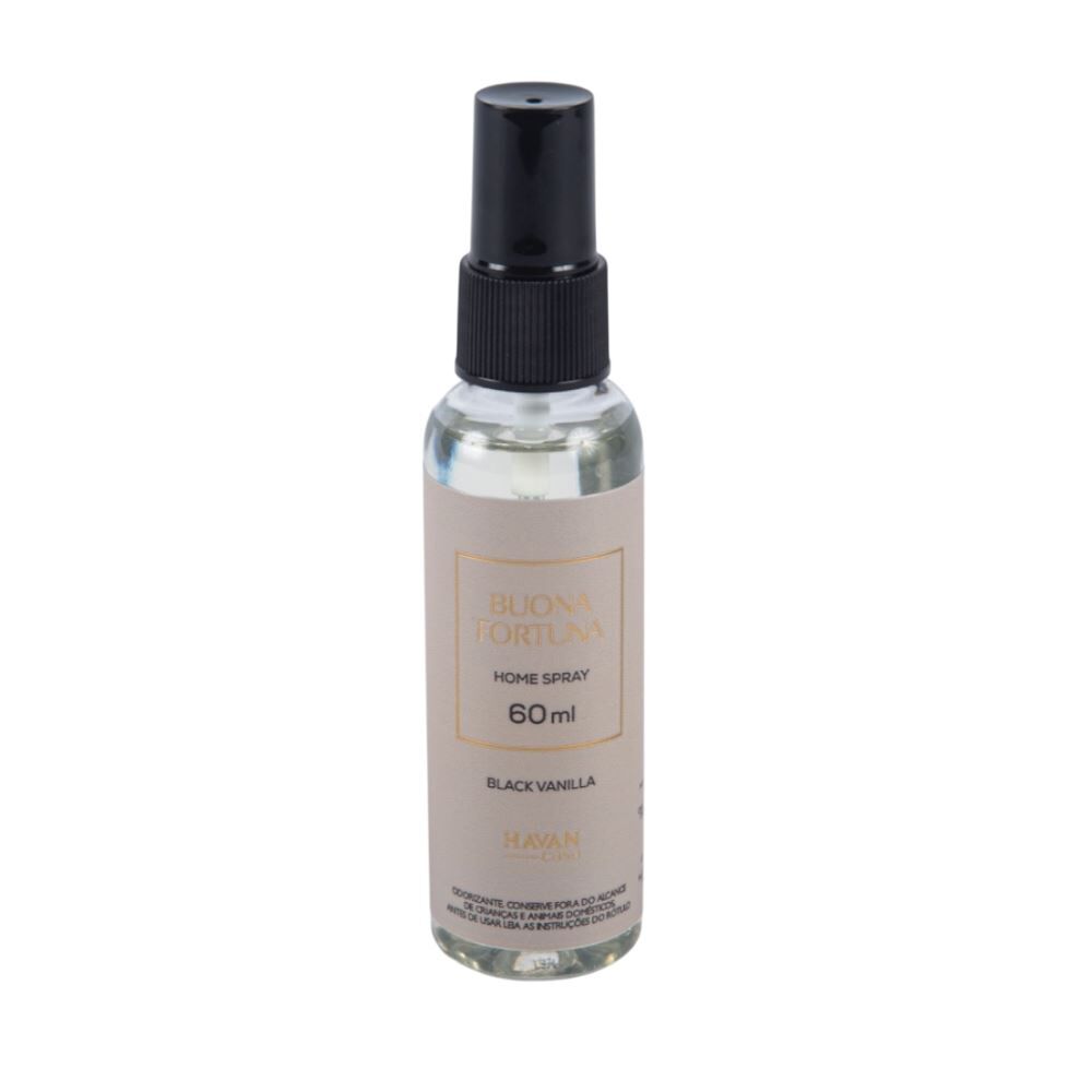 Home Spray 60Ml Buona Fortuna Havan Casa - Black Vanilla