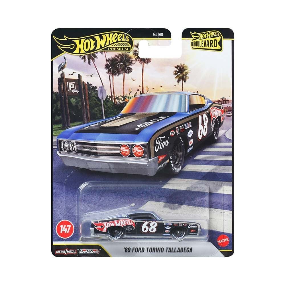 Carrinho Hot Wheels Ford Torino Talladega 68 Mattel