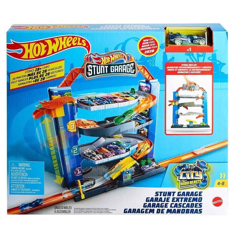 Pista Hot Wheels City Stunt Garage Mattel - GNL70