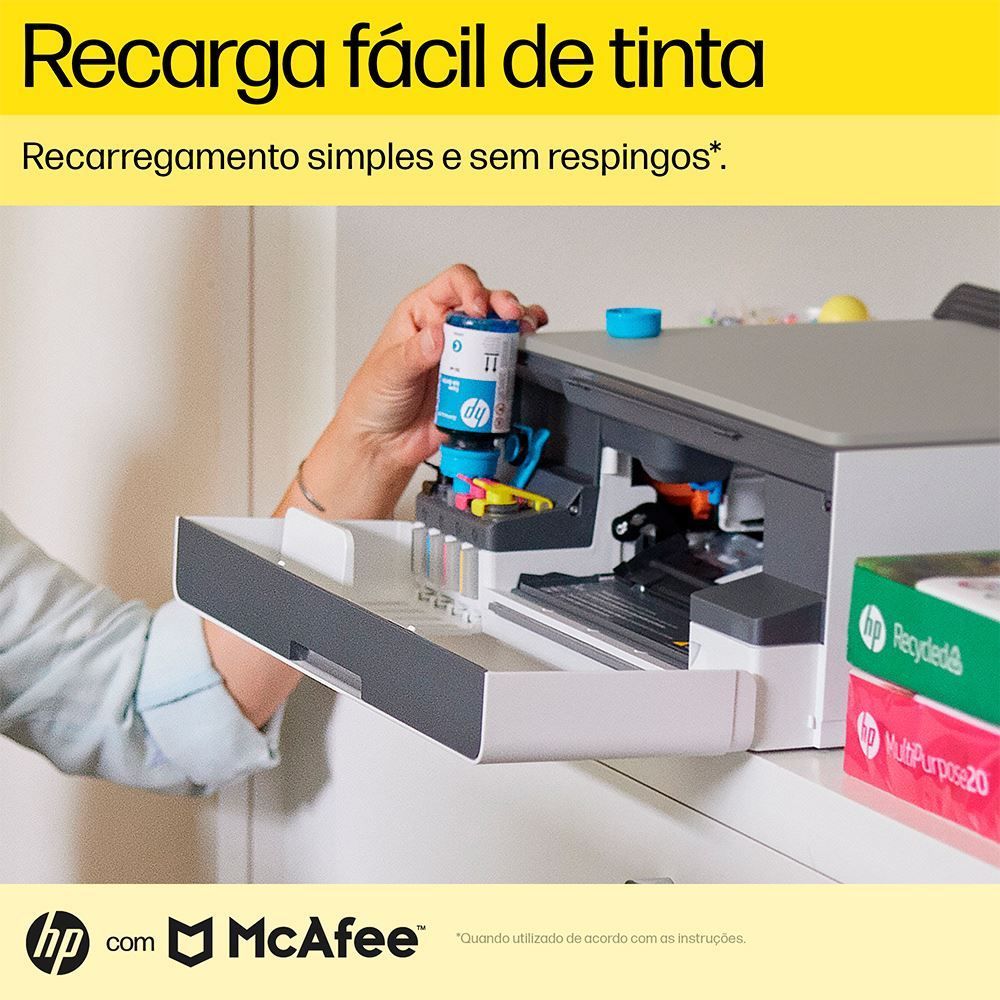 Impressora Hp Multifuncional Wi-Fi Smart Tank 583 - Bivolt