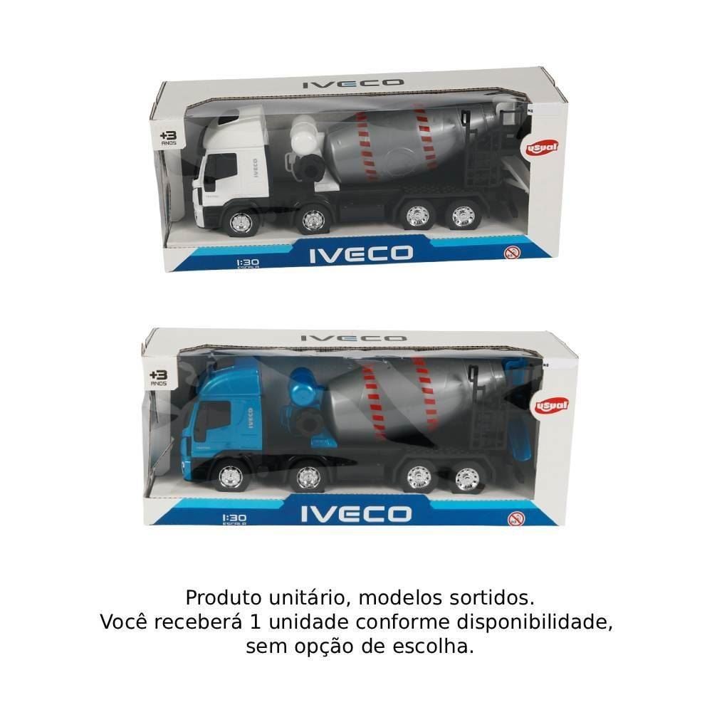 Caminhão Iveco Tector Truck Betoneira Usual Brinquedos