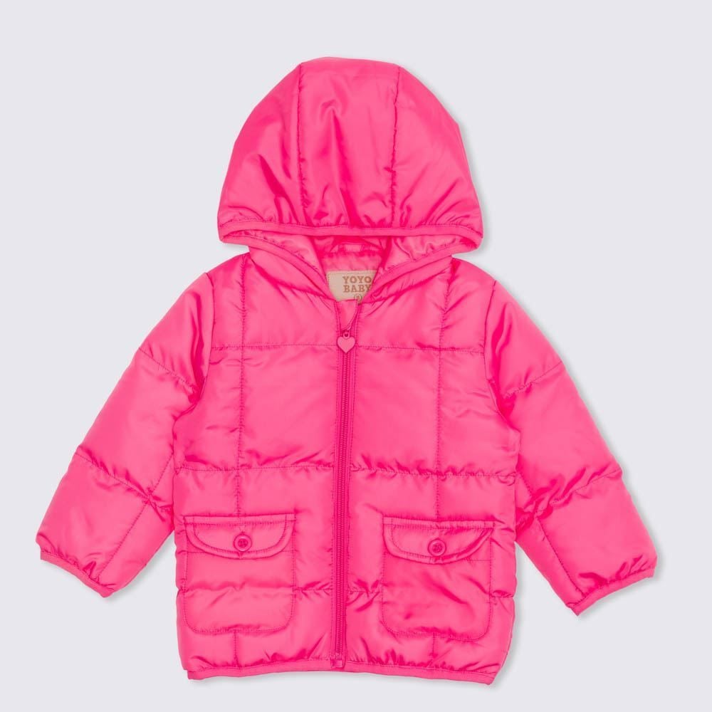 Jaqueta de Bebê Nylon com Capuz Yoyo Baby