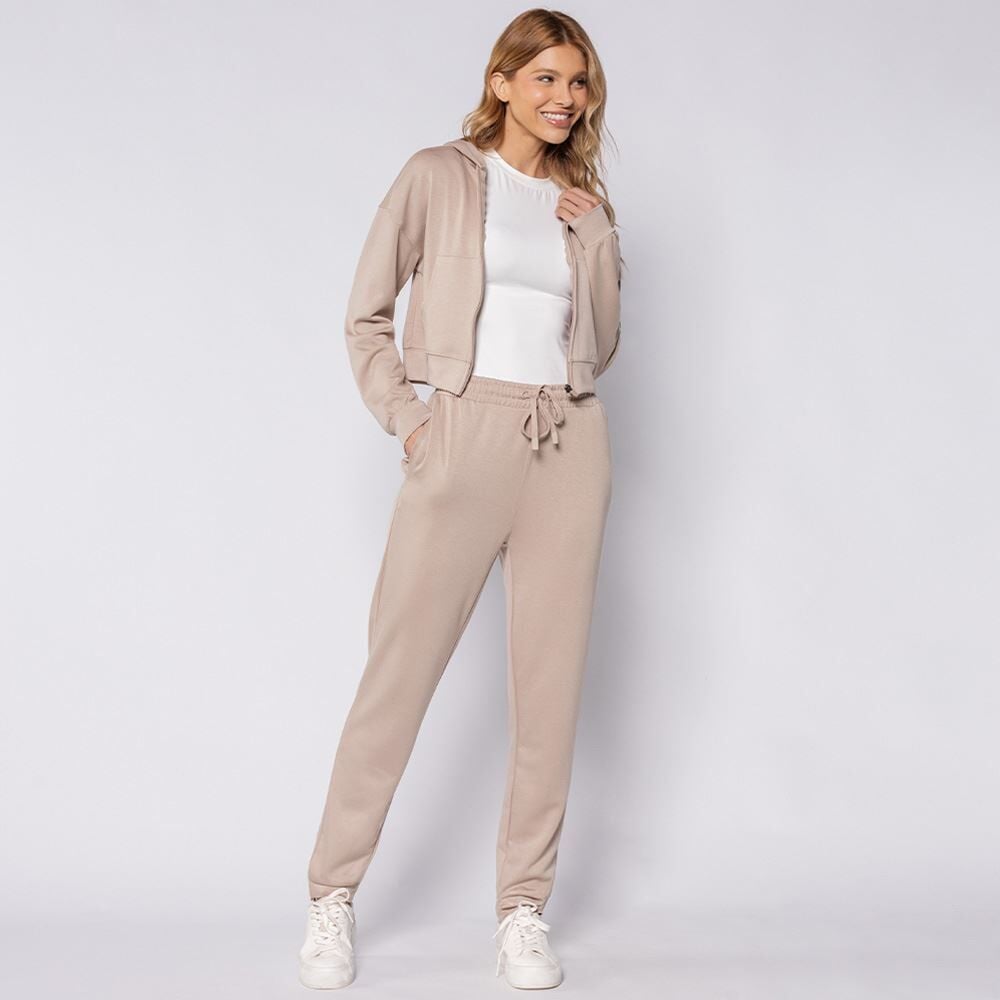Jaqueta Feminina Cropped Modal Scream