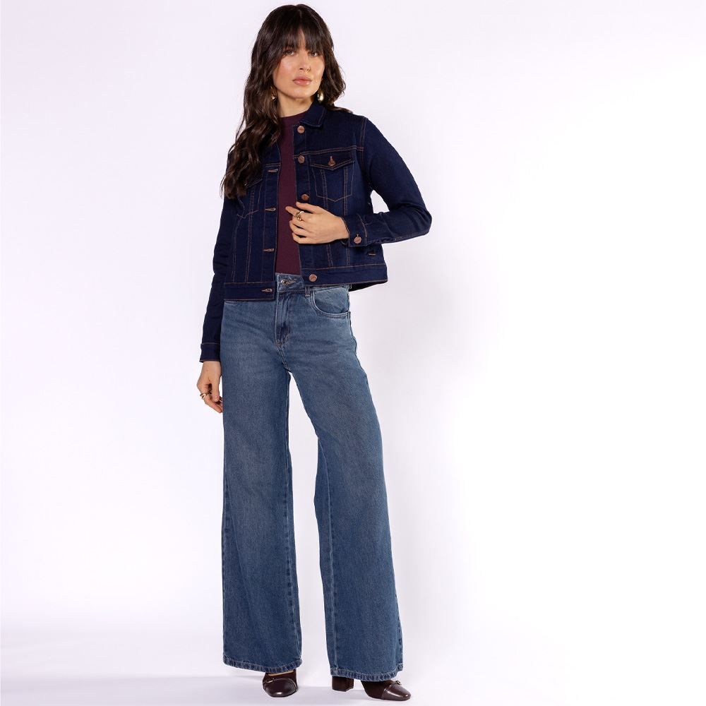 Jaqueta Jeans Feminina Patricia Foster
