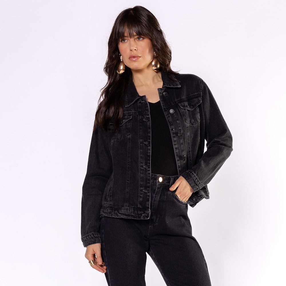 Jaqueta Jeans Feminina Sawary