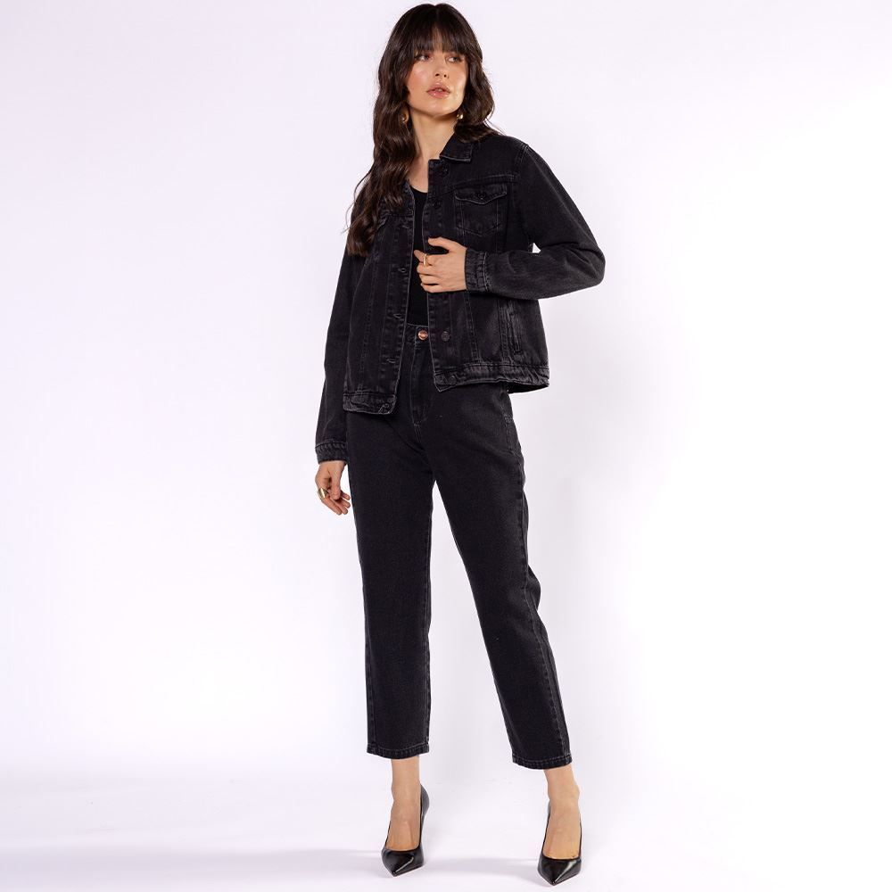 Jaqueta Jeans Feminina Sawary