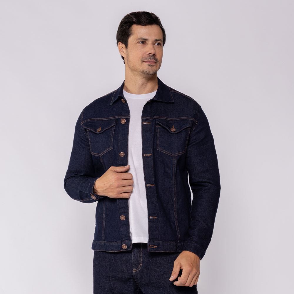 Jaqueta Jeans Masculina Amaciada Marc Alain
