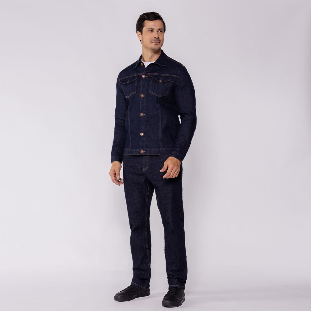 Jaqueta Jeans Masculina Amaciada Marc Alain