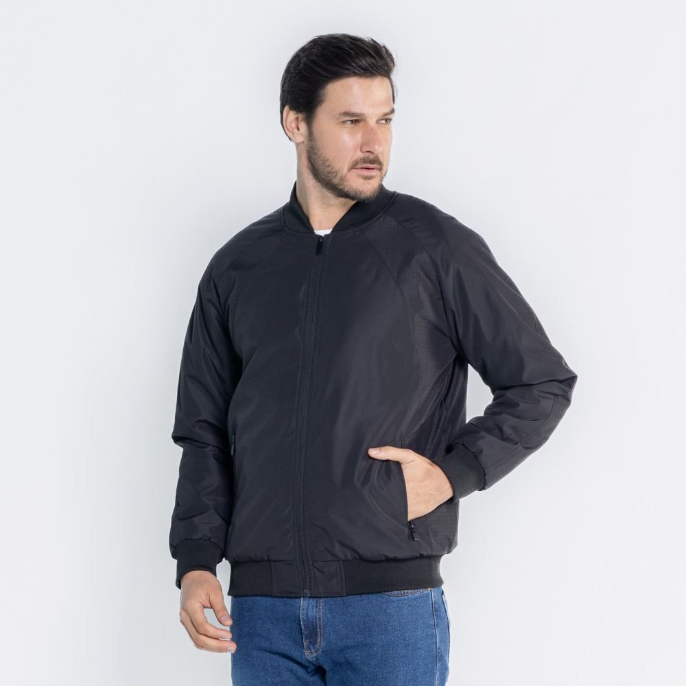 Jaqueta Masculina Bomber De Microfibra Thing