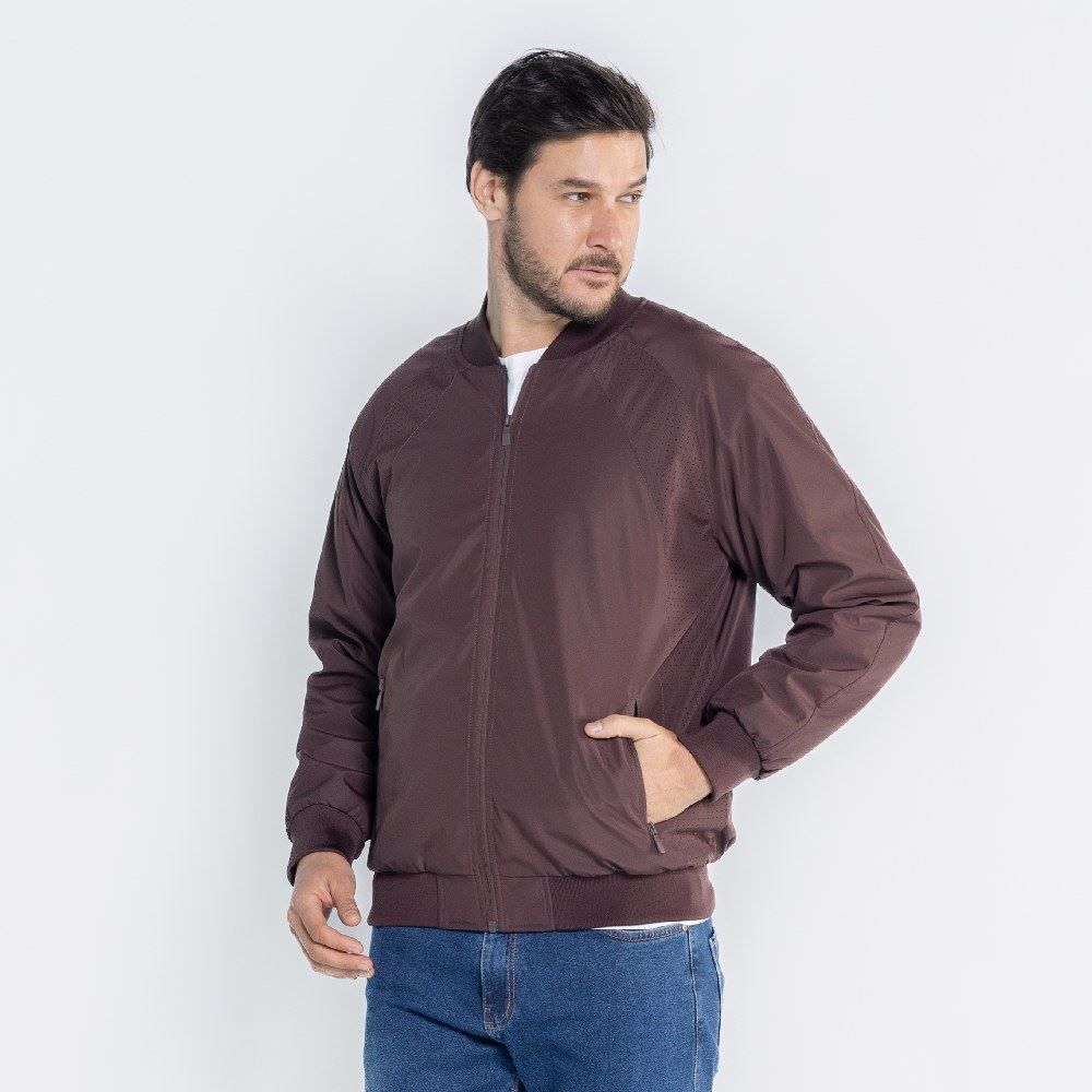 Jaqueta Masculina Bomber De Microfibra Thing
