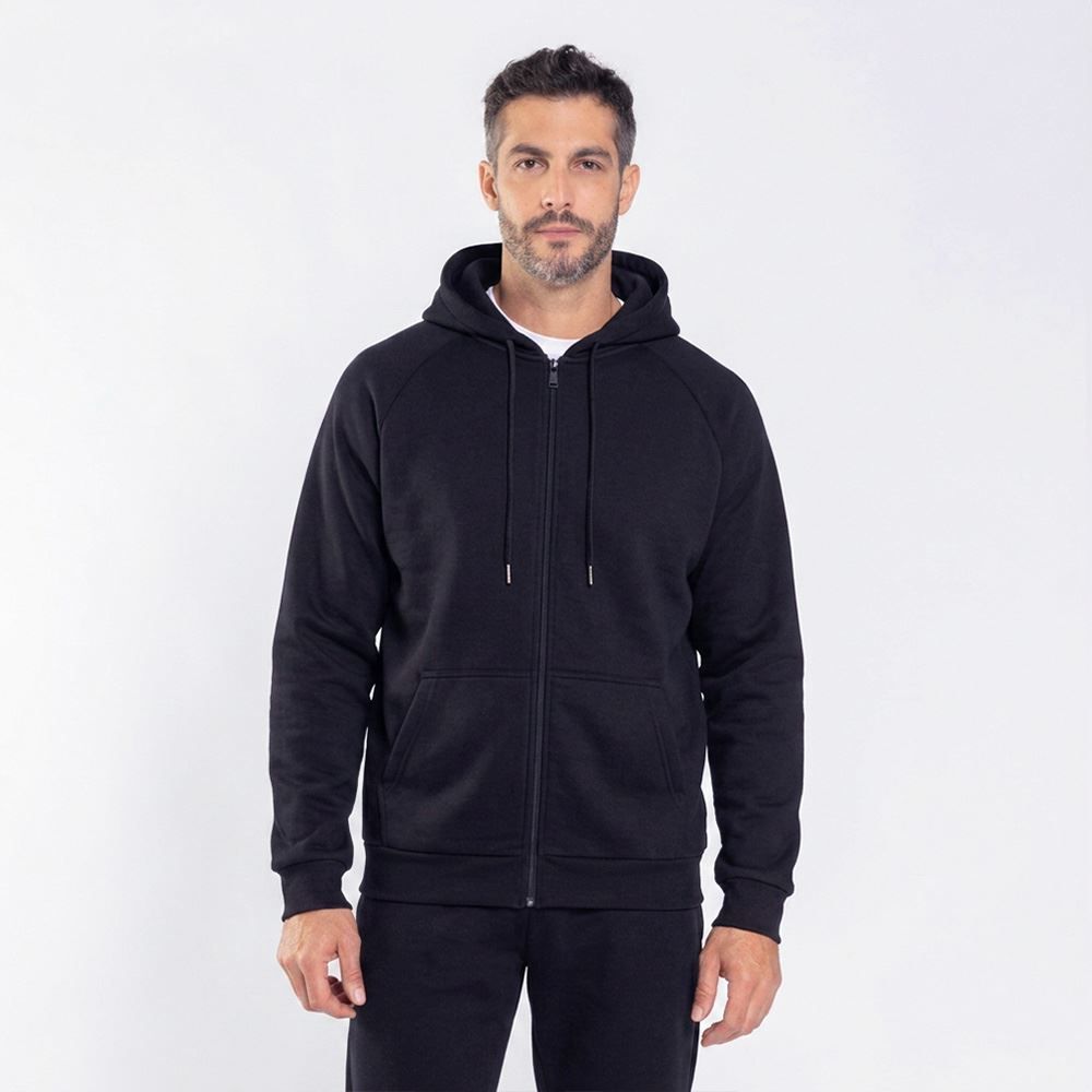 Jaqueta Masculina De Moletom Com Capuz Marc Alain