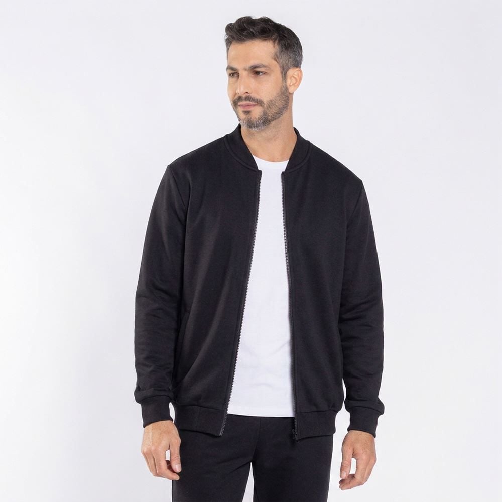 Jaqueta Masculina De Moletom Marc Alain