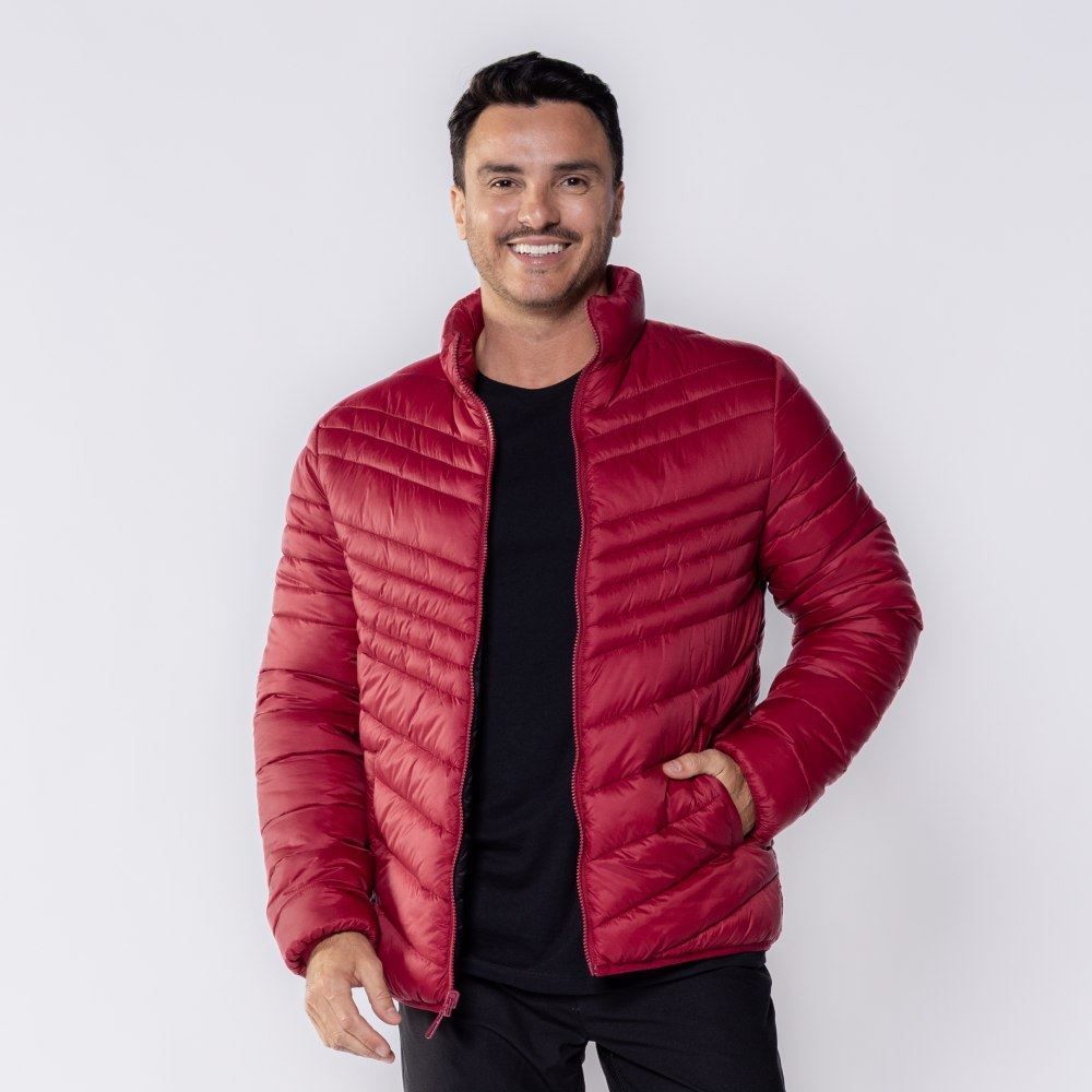 Jaqueta Masculina Dupla Face De Nylon Marc Alain