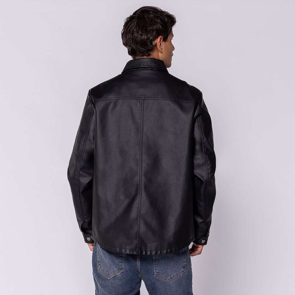 Jaqueta Masculina Em PU Thing